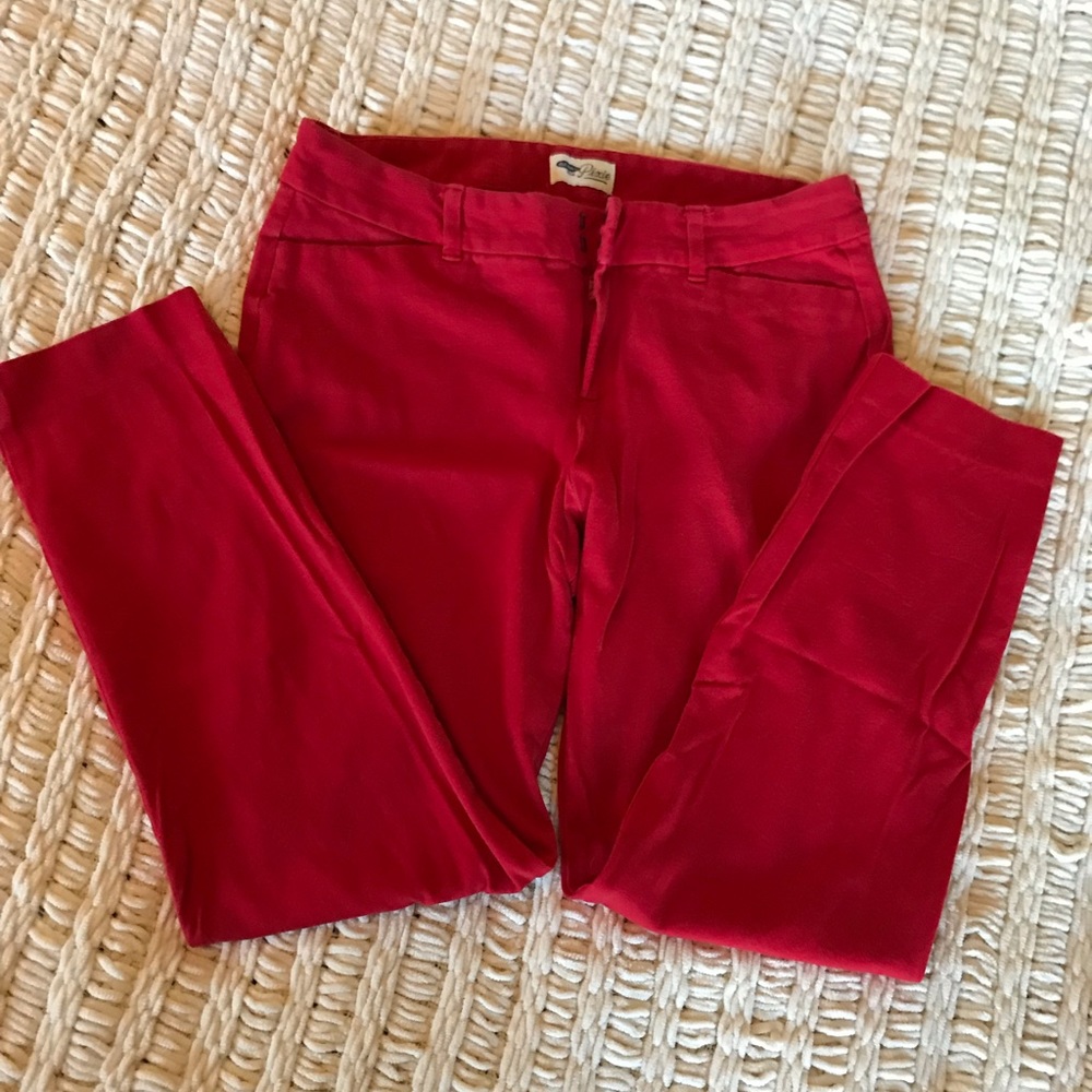 Red old navy pants